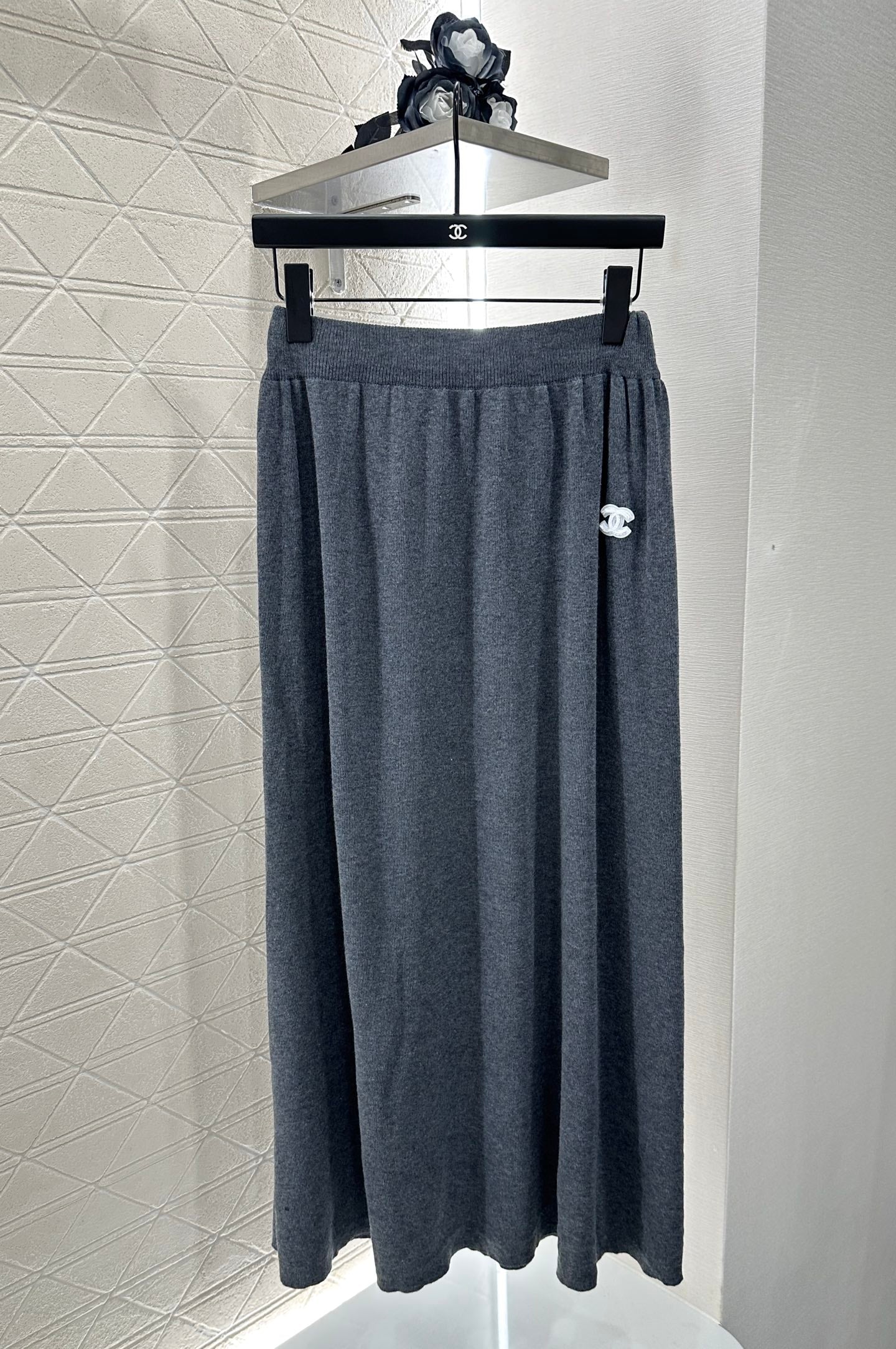 25 New Arrival Knitted Long-Sleeved Skirt Set