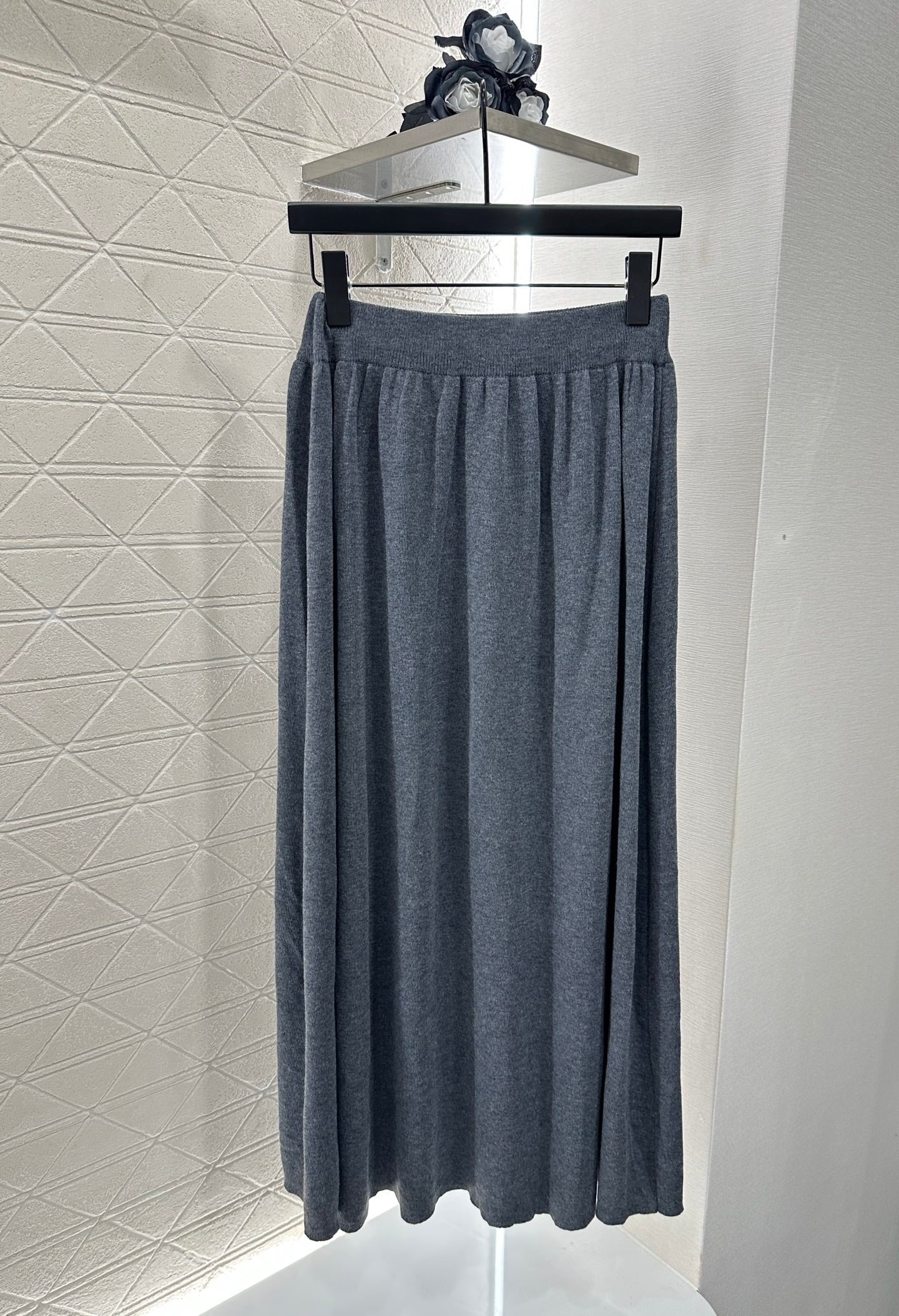 25 New Arrival Knitted Long-Sleeved Skirt Set