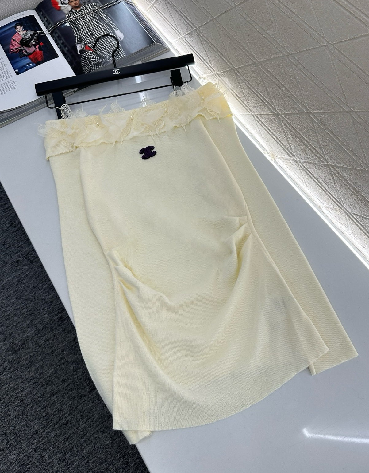 25 New Arrival Knitted Long-Sleeved Skirt Set