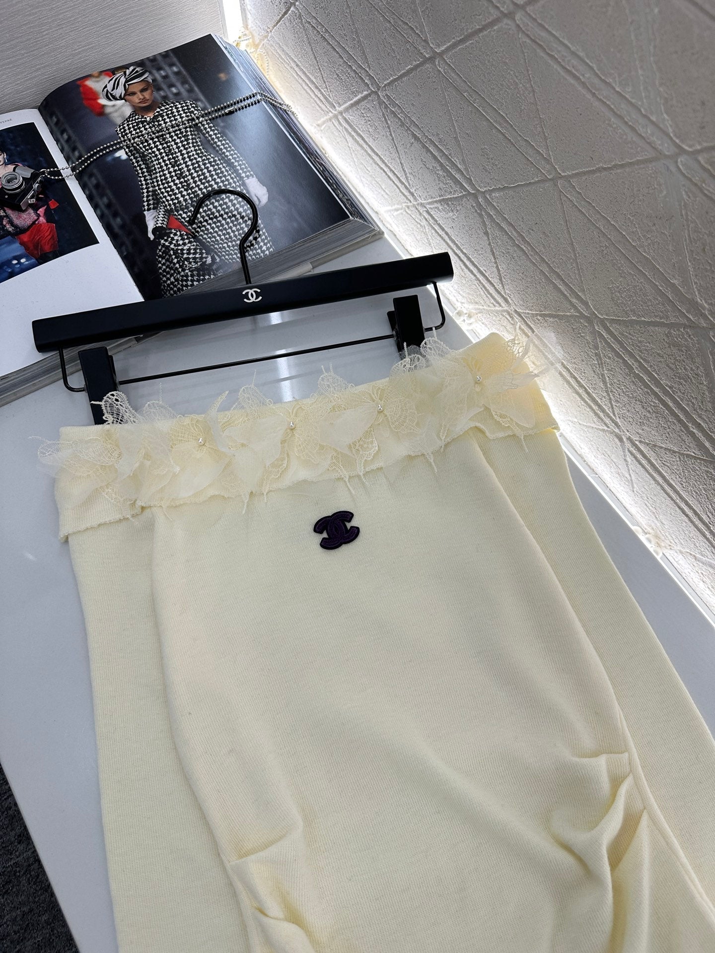 25 New Arrival Knitted Long-Sleeved Skirt Set