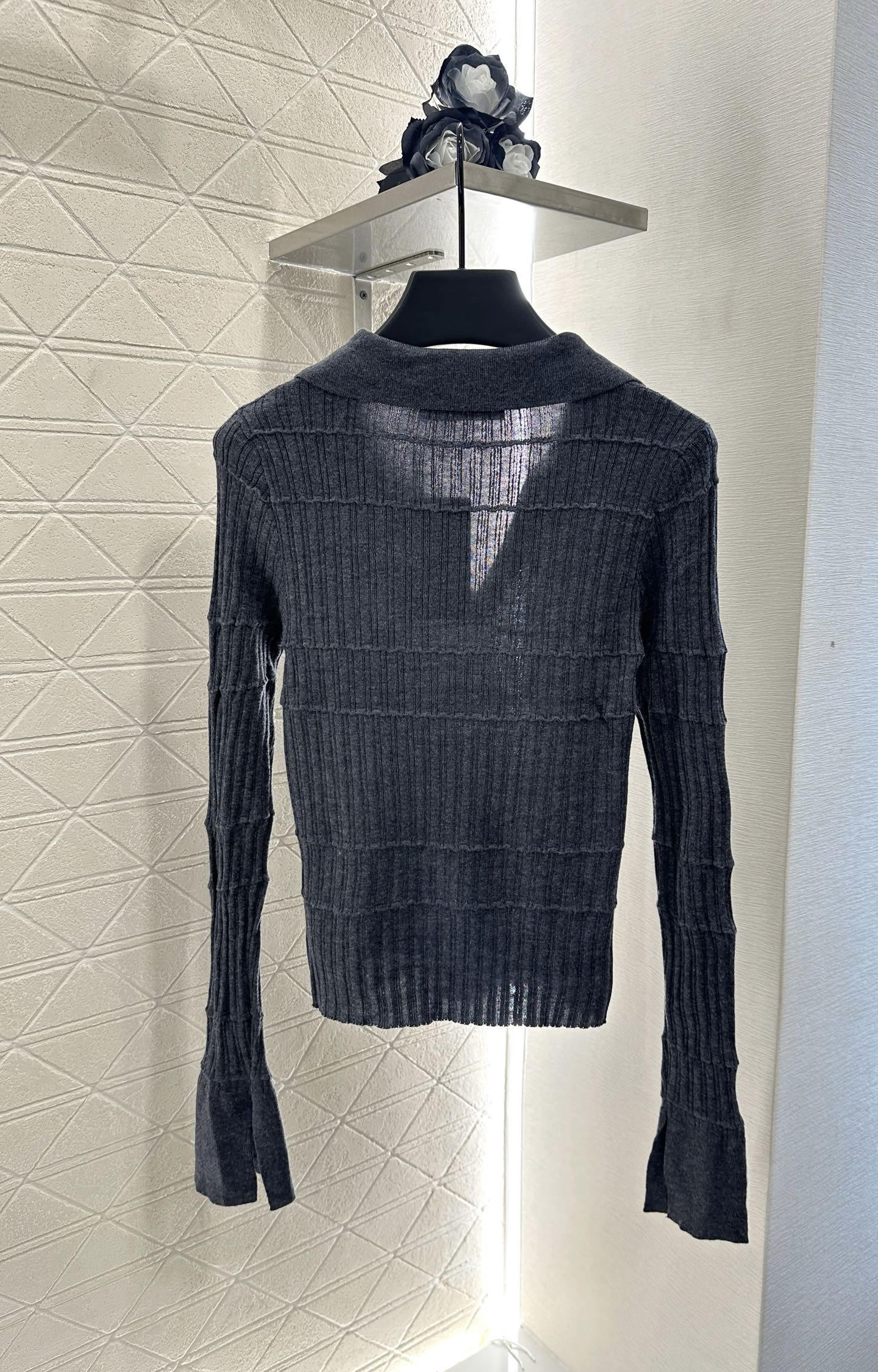 25 New Arrival Lapel Knit Top