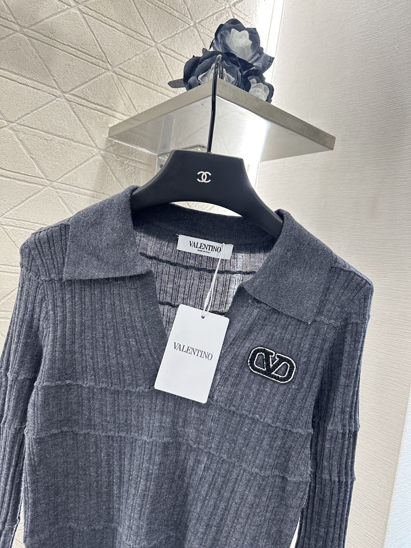 25 New Arrival Lapel Knit Top
