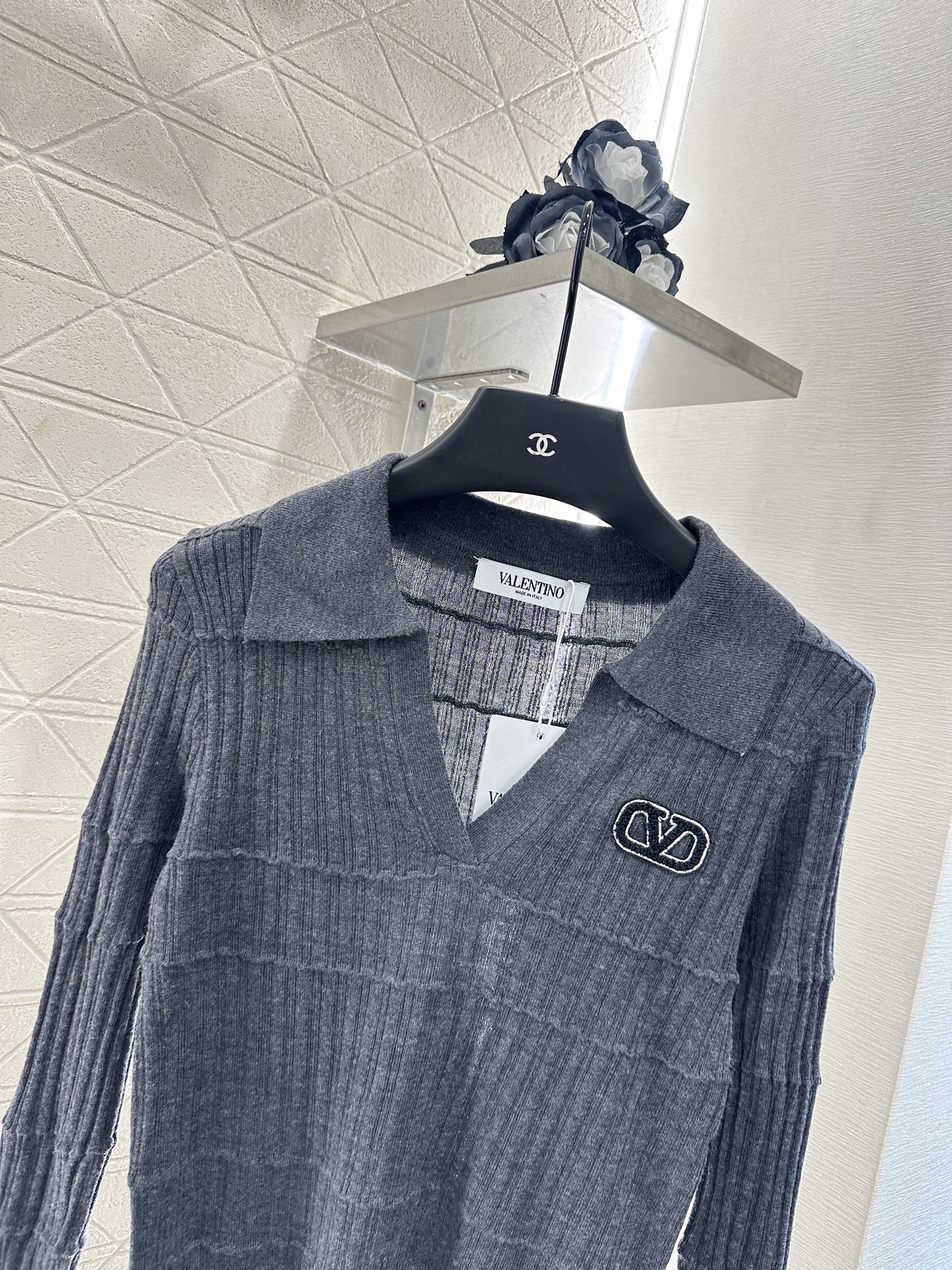 25 New Arrival Lapel Knit Top
