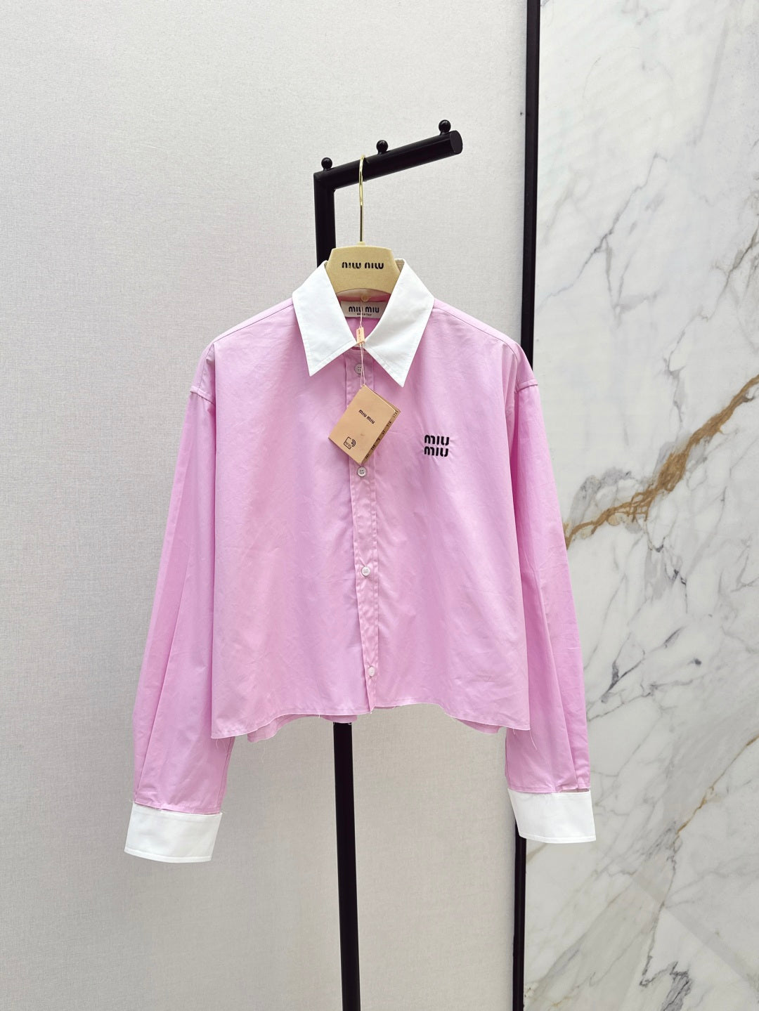 25fw crop shirt