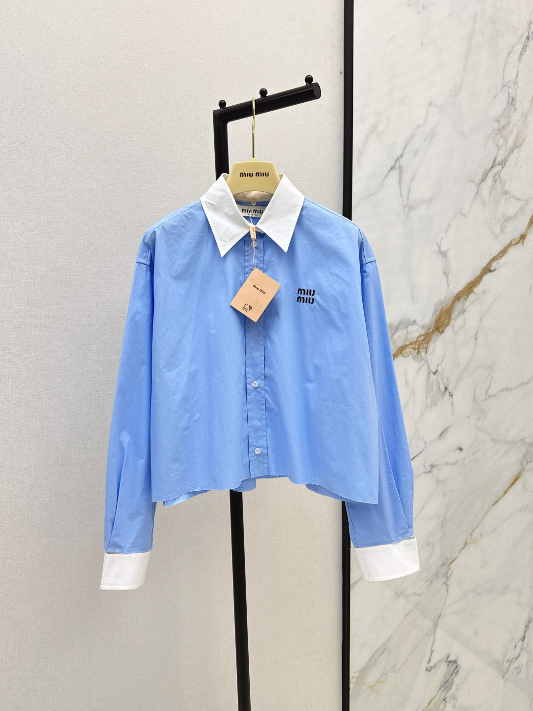 25fw crop shirt