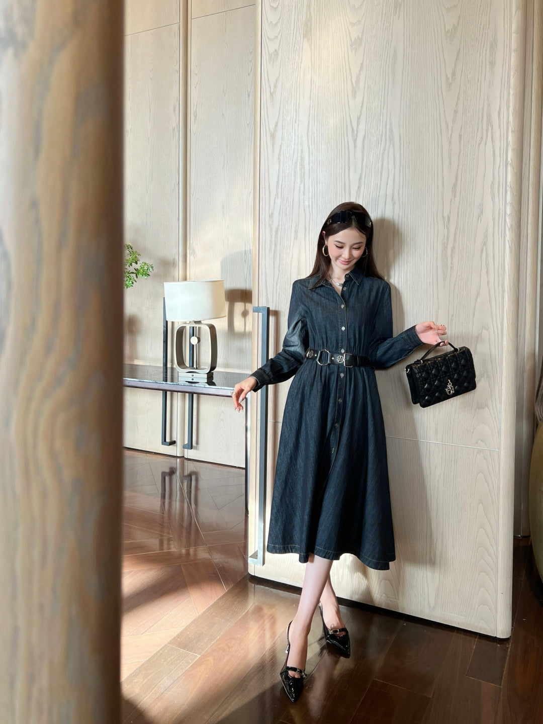 25fw denim dress