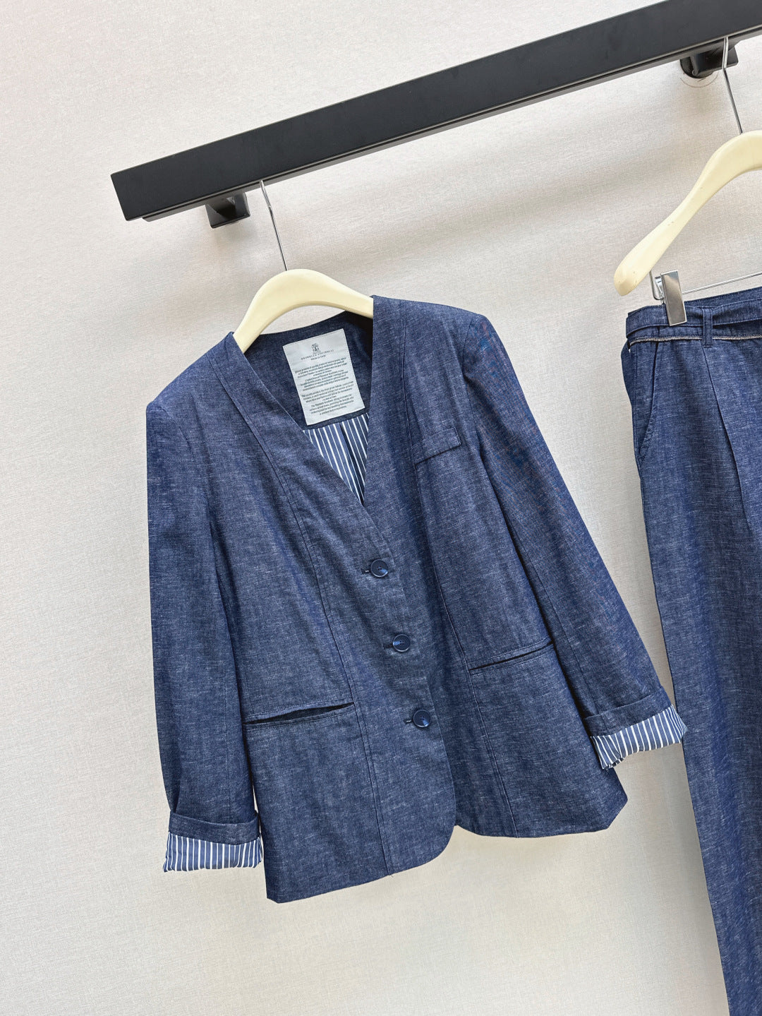 25fw denim blazer