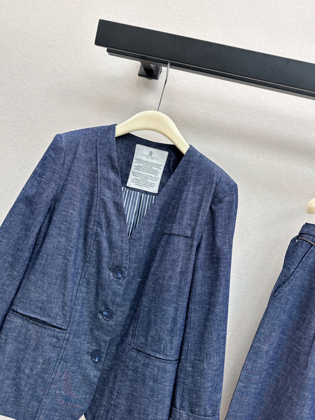 25fw denim blazer