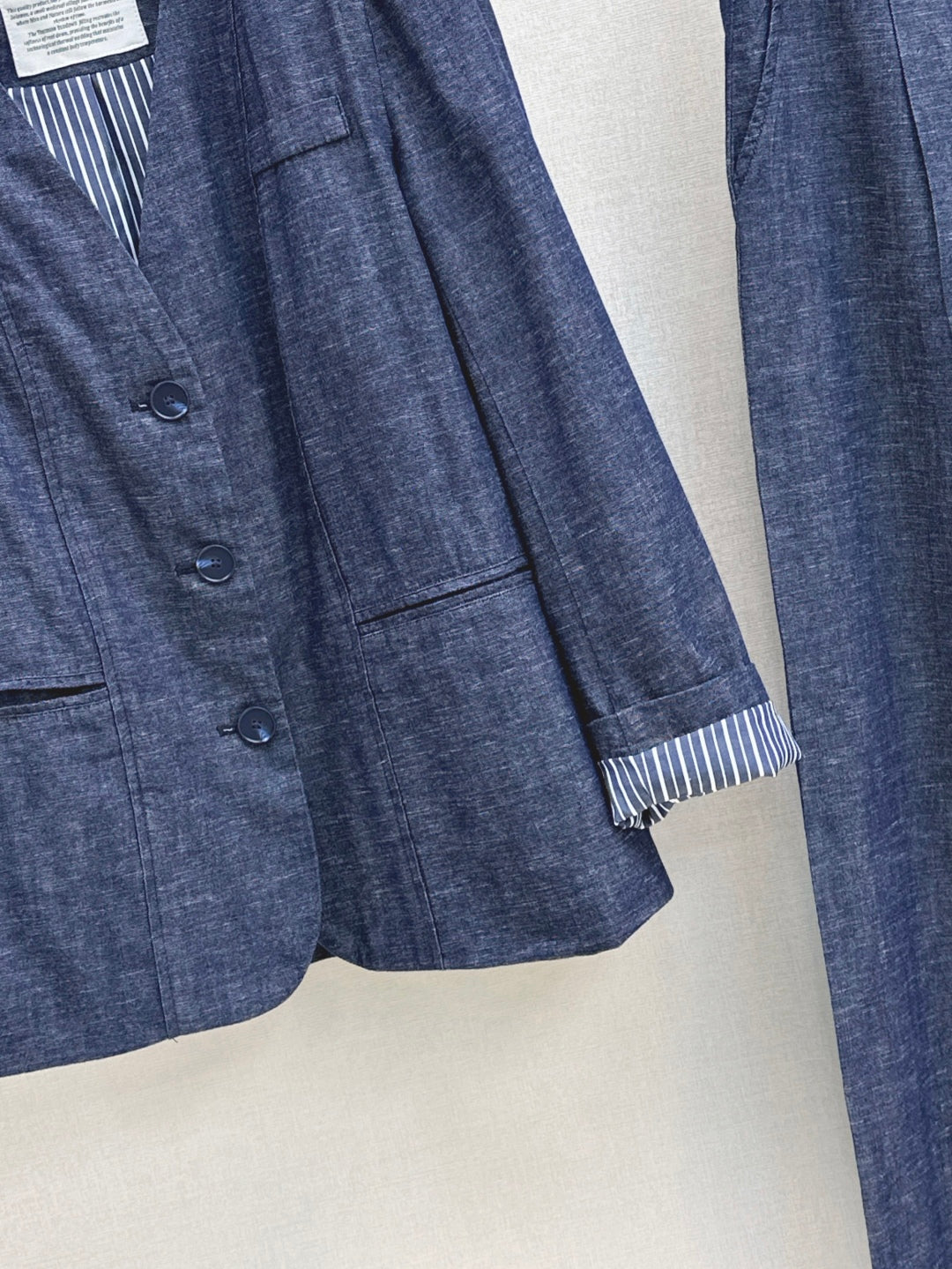 25fw denim blazer