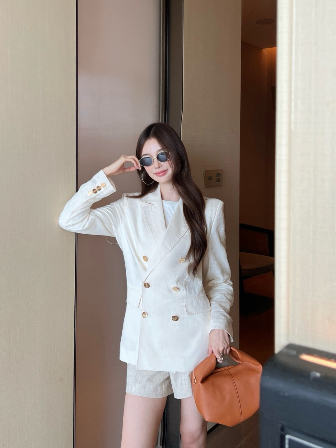 25fw linen blazer