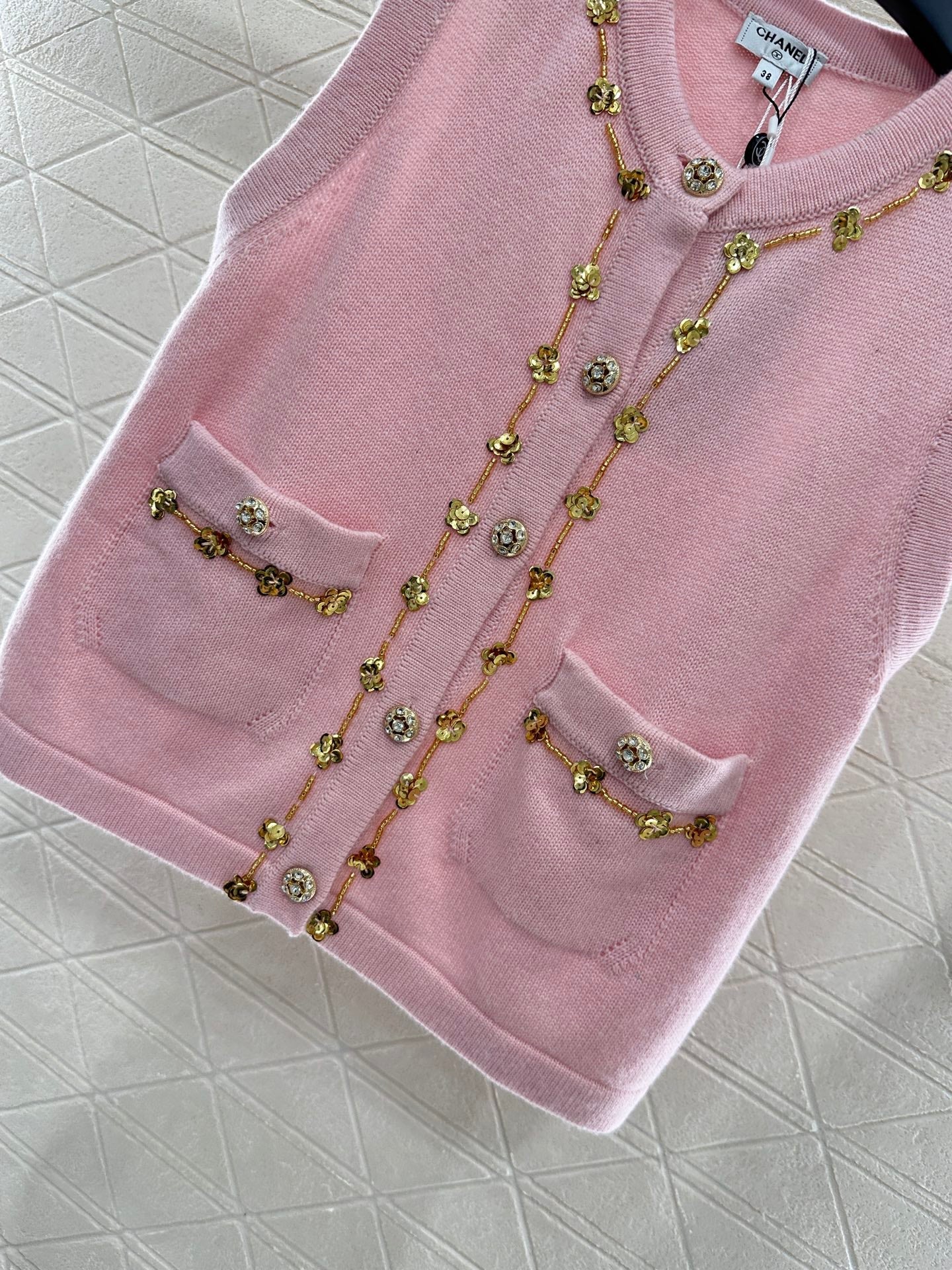 25 New Arrival Beaded Knit Vest
