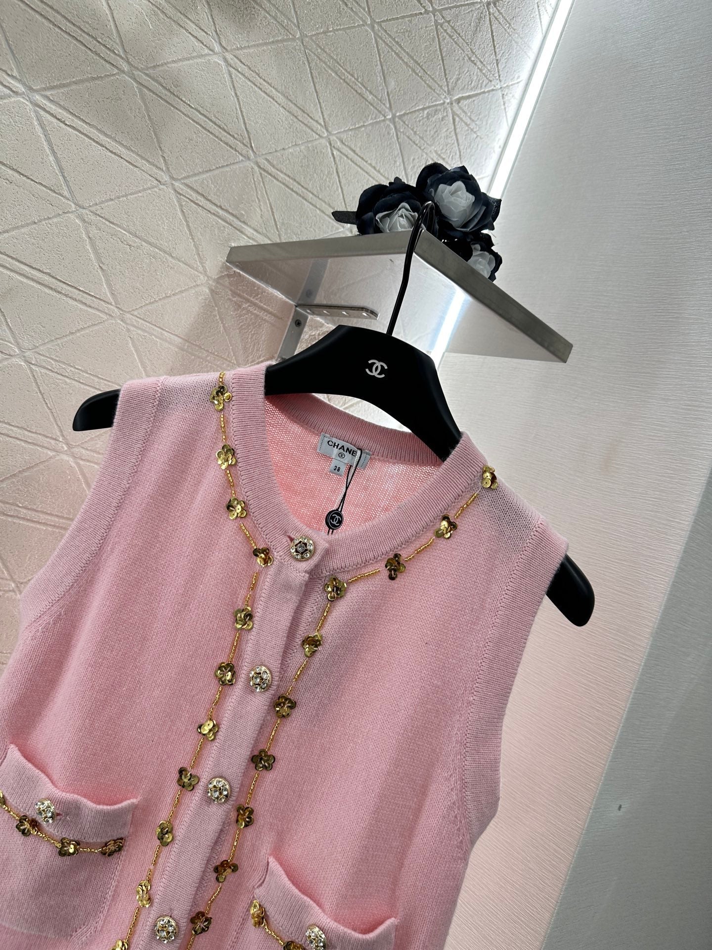 25 New Arrival Beaded Knit Vest