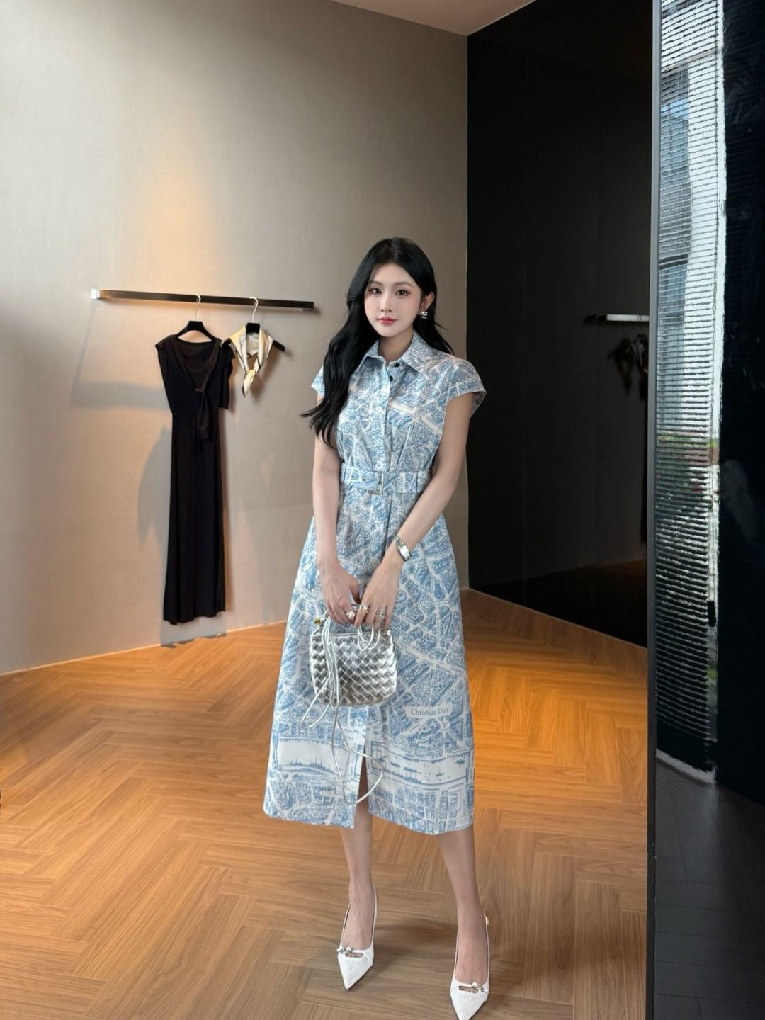 25fw printed dress