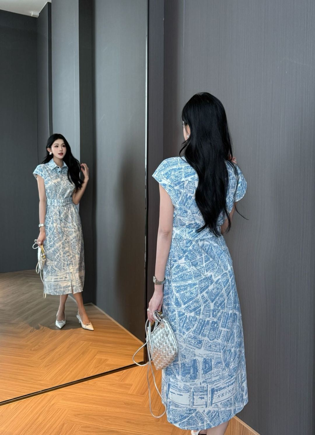 25fw printed dress