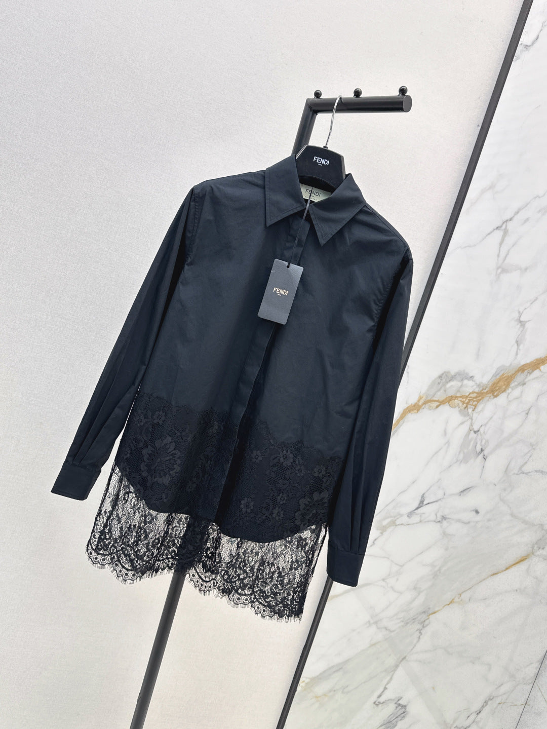 25fw lace shirt