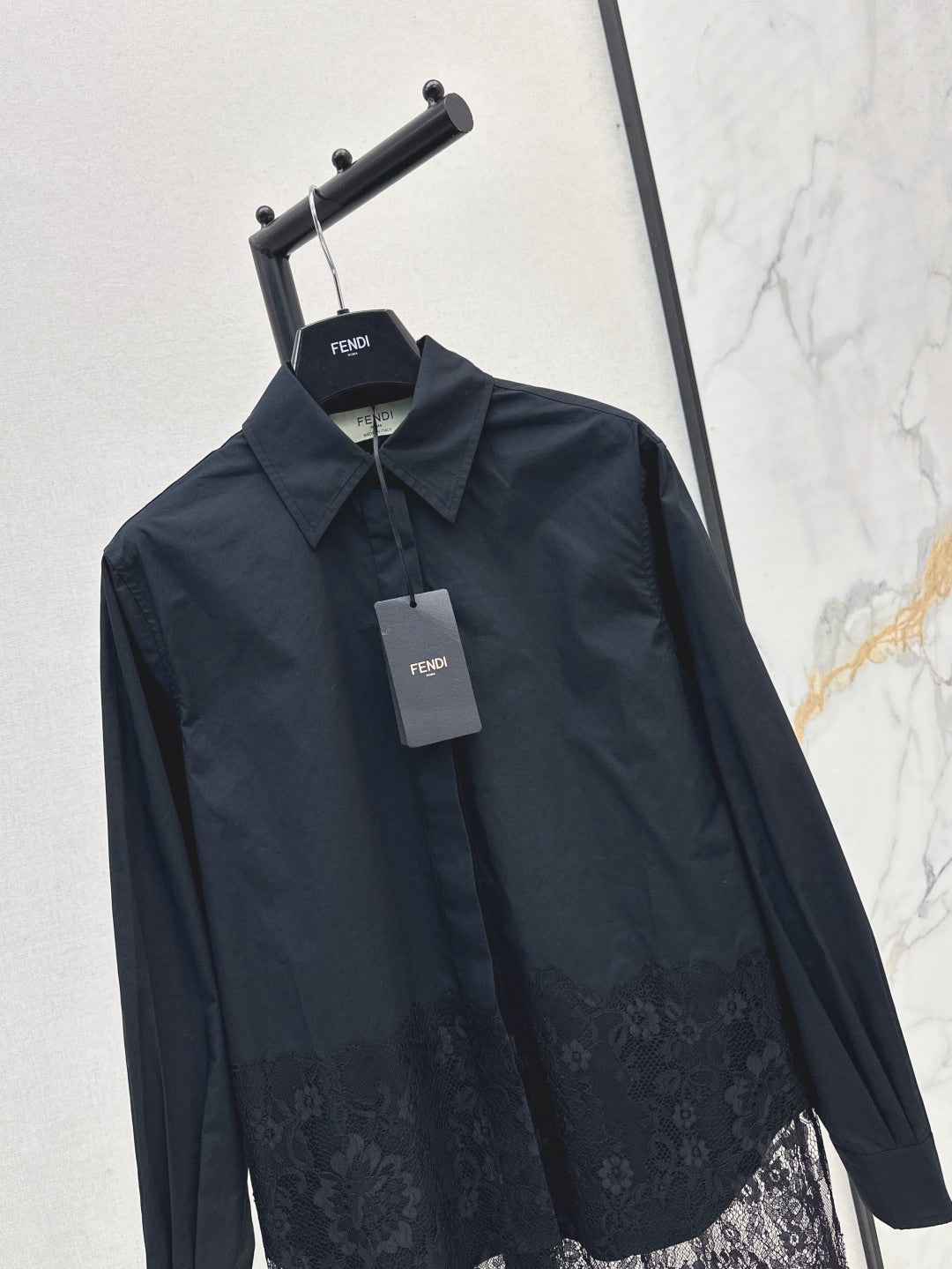 25fw lace shirt