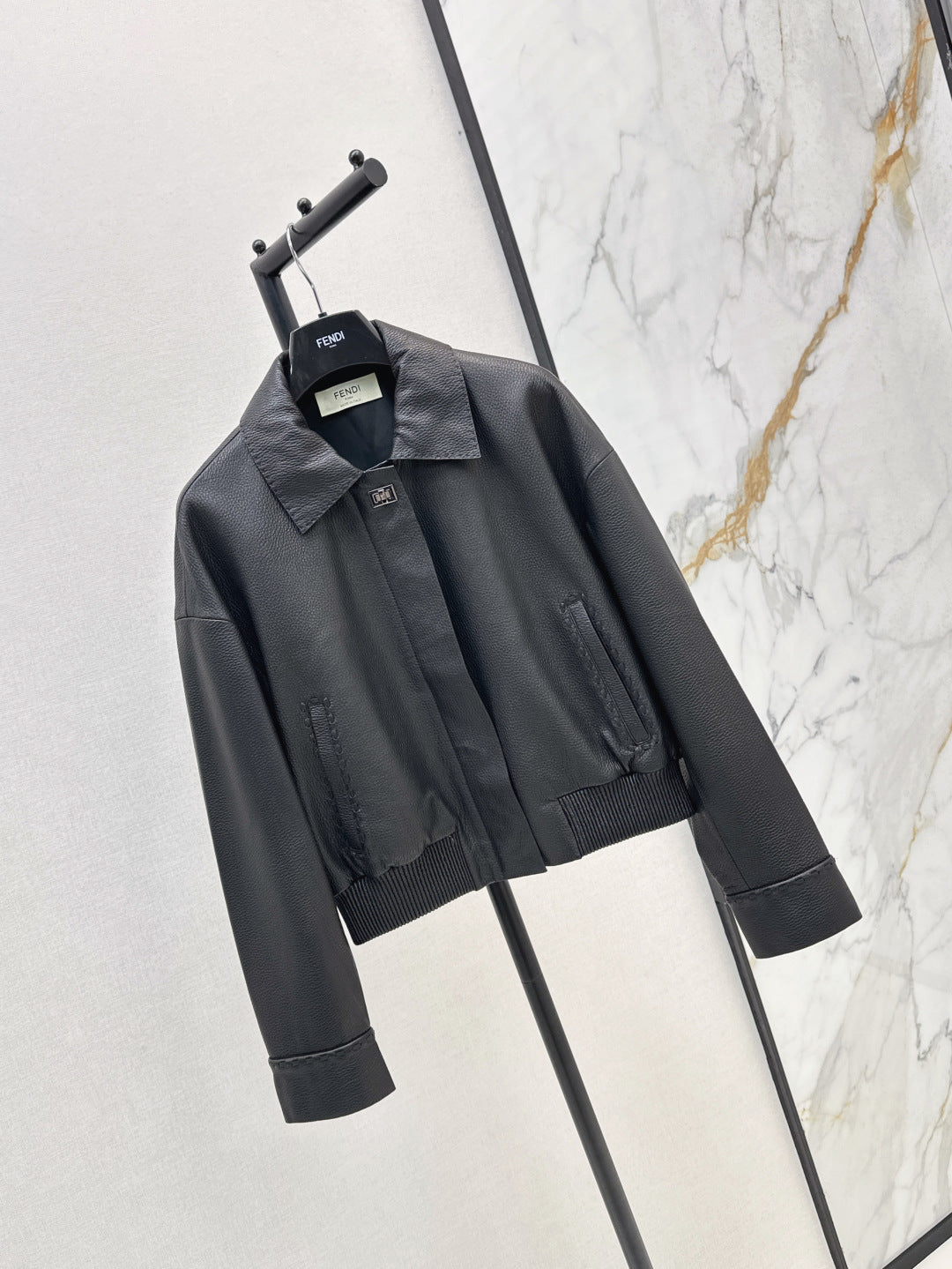 25fw leather jacket