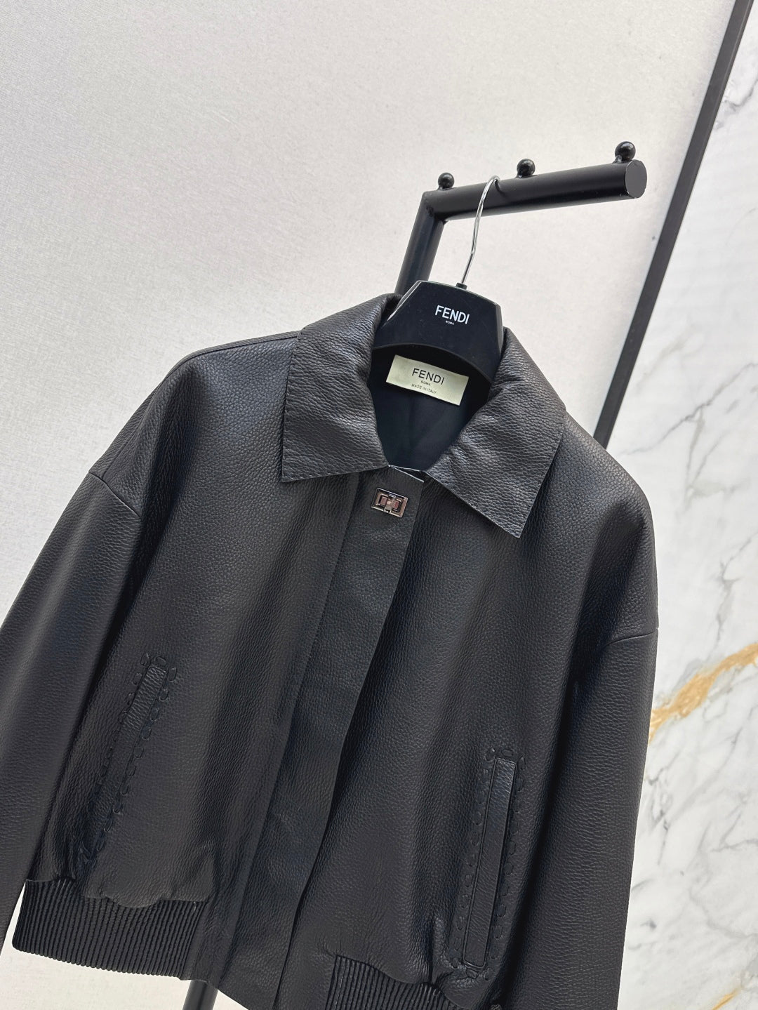 25fw leather jacket