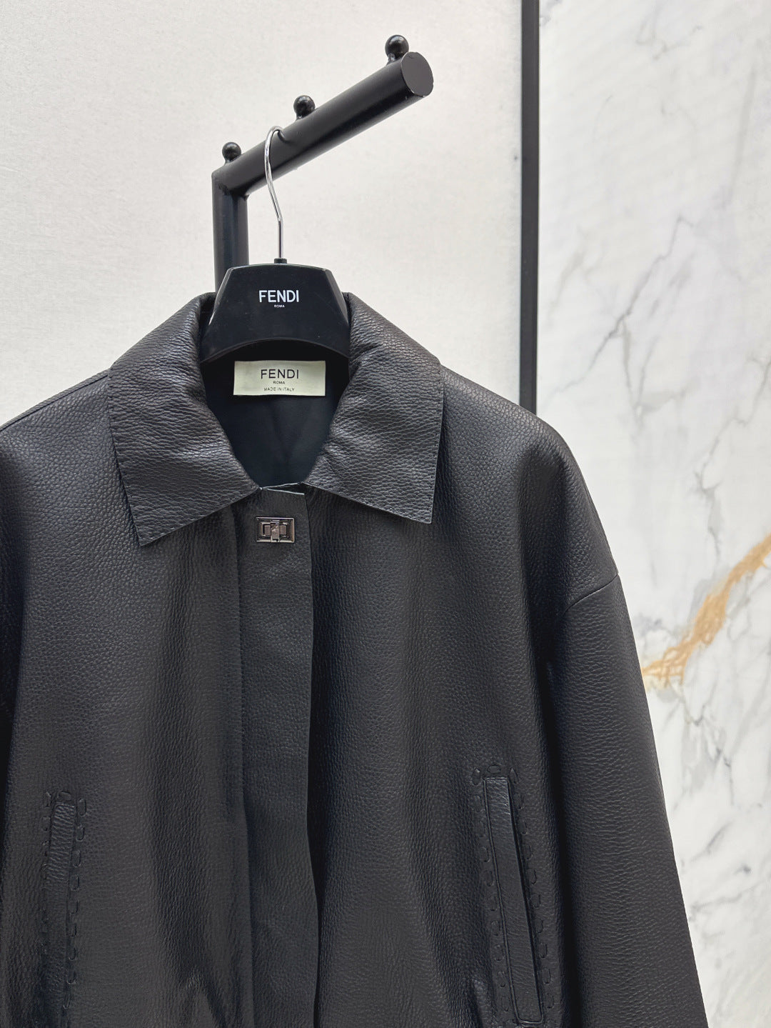 25fw leather jacket