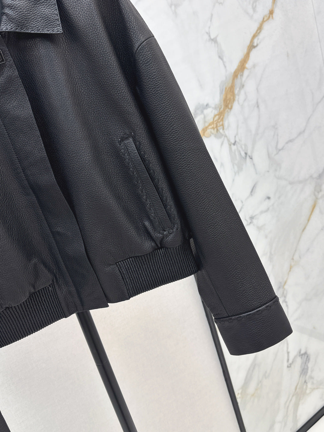 25fw leather jacket