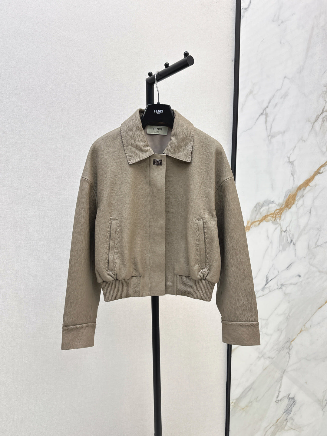 25fw leather jacket