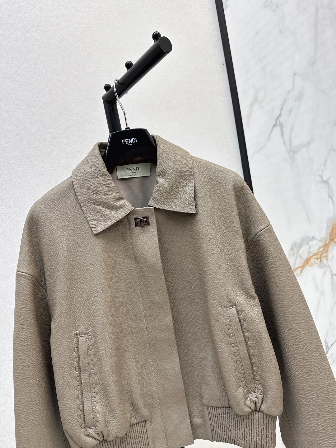 25fw leather jacket