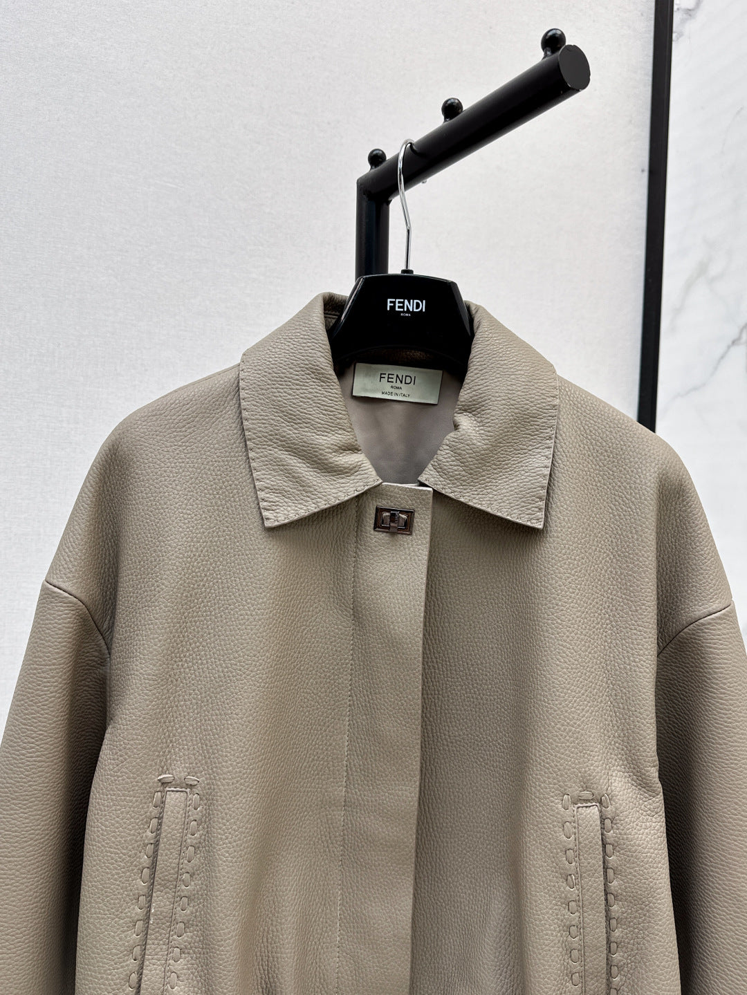 25fw leather jacket