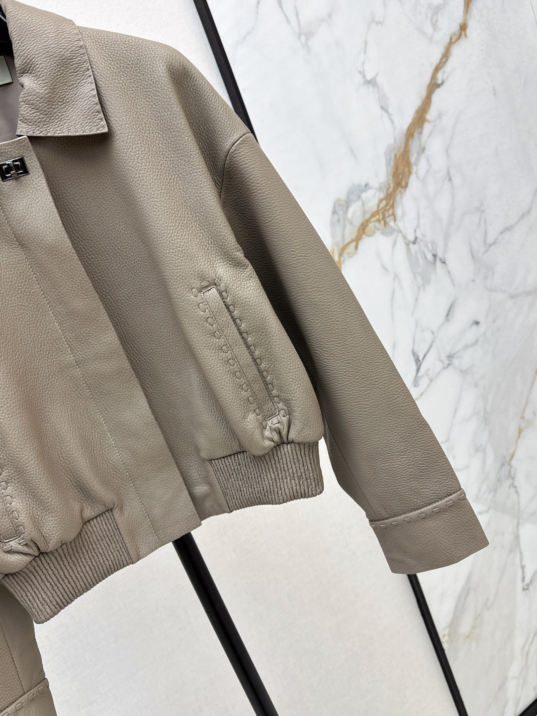 25fw leather jacket