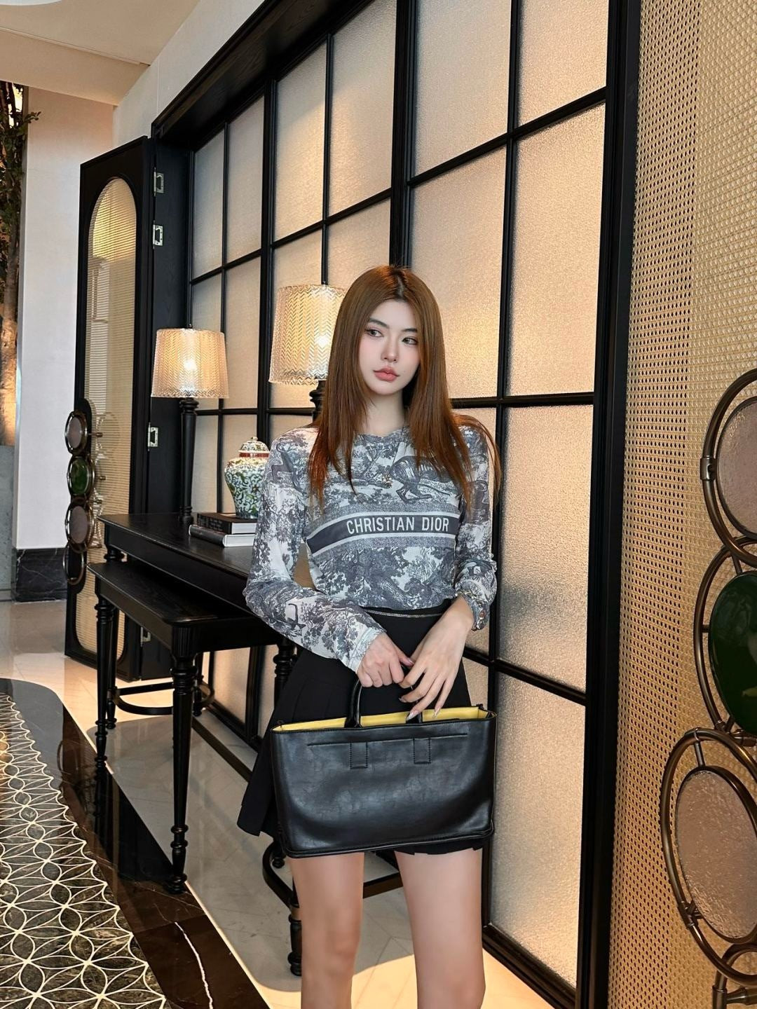 25fw printed shirt