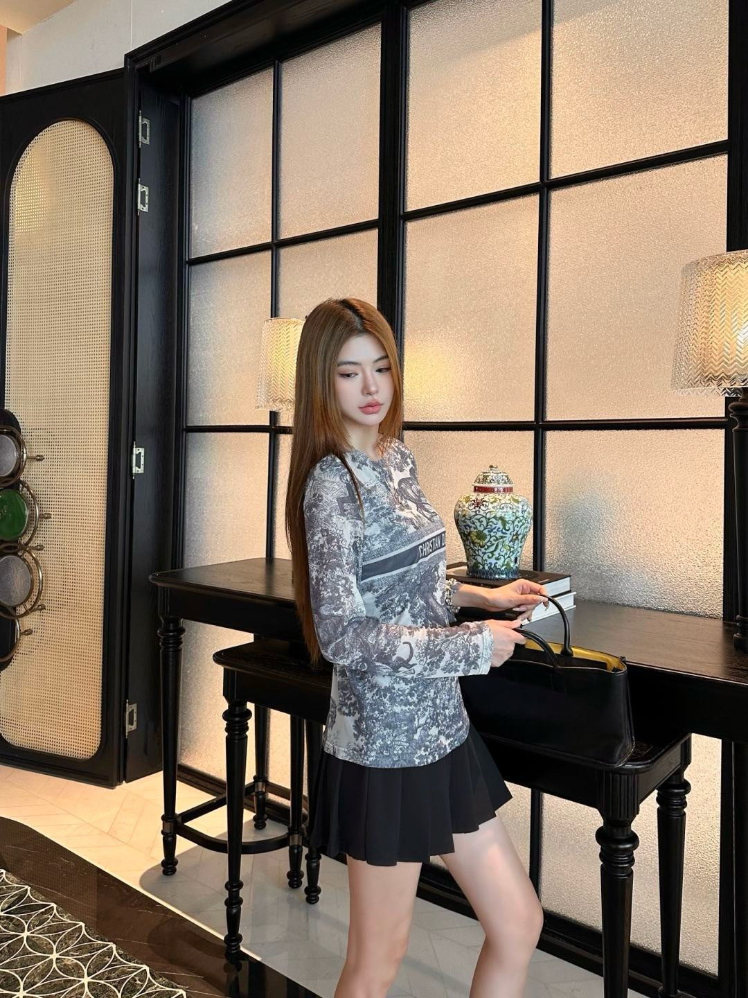 25fw printed shirt