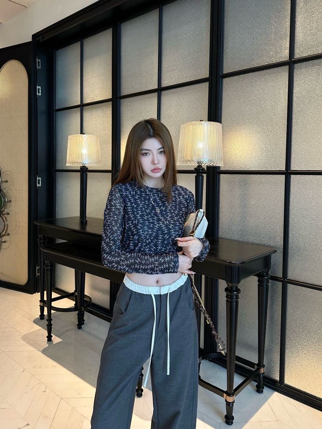 25fw printed shirt