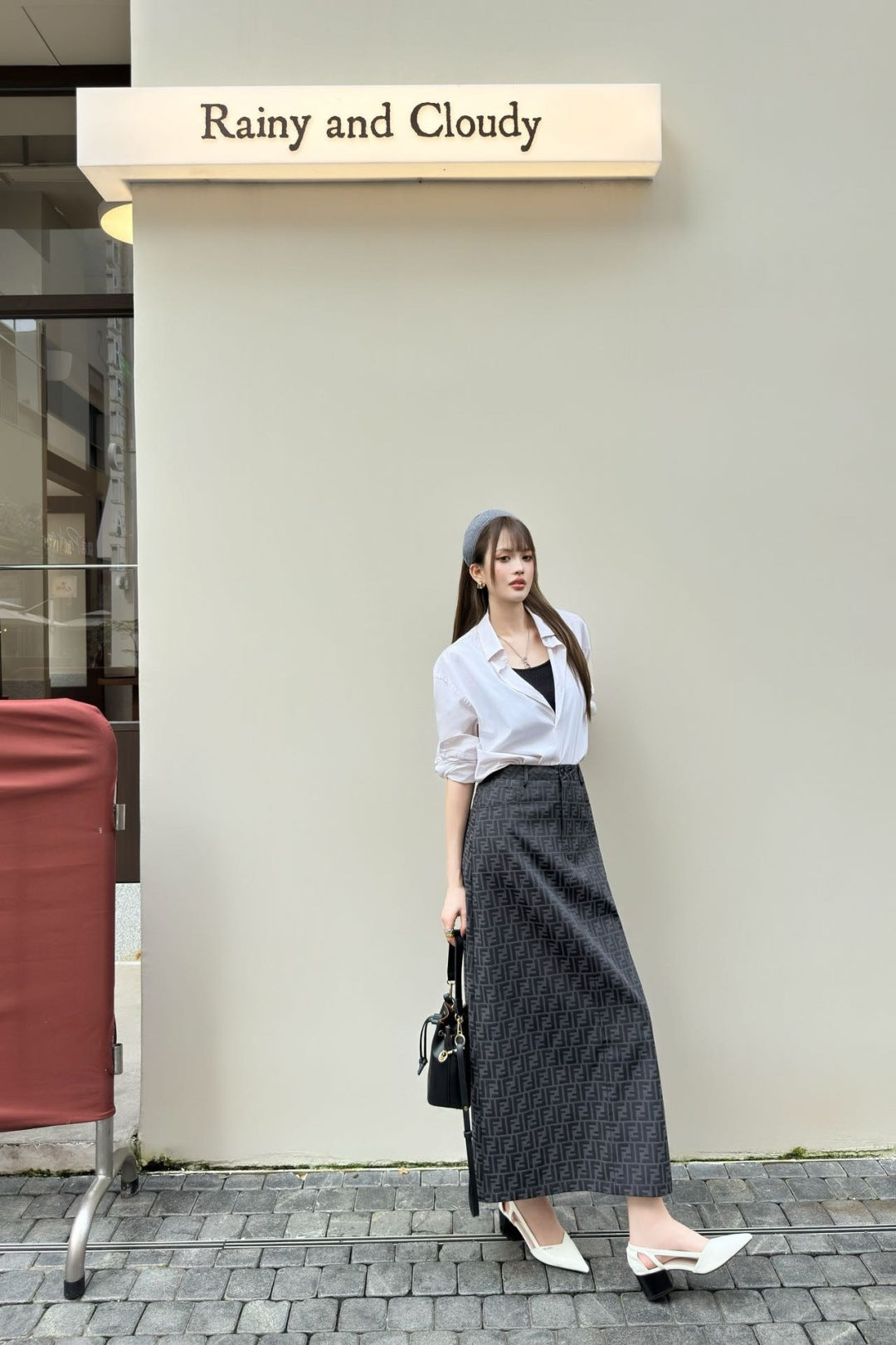 25fw jacquard skirt