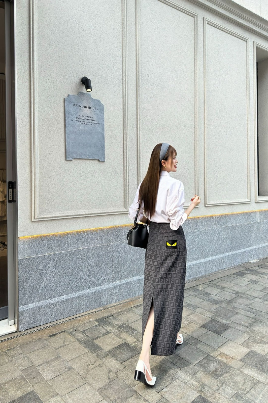 25fw jacquard skirt