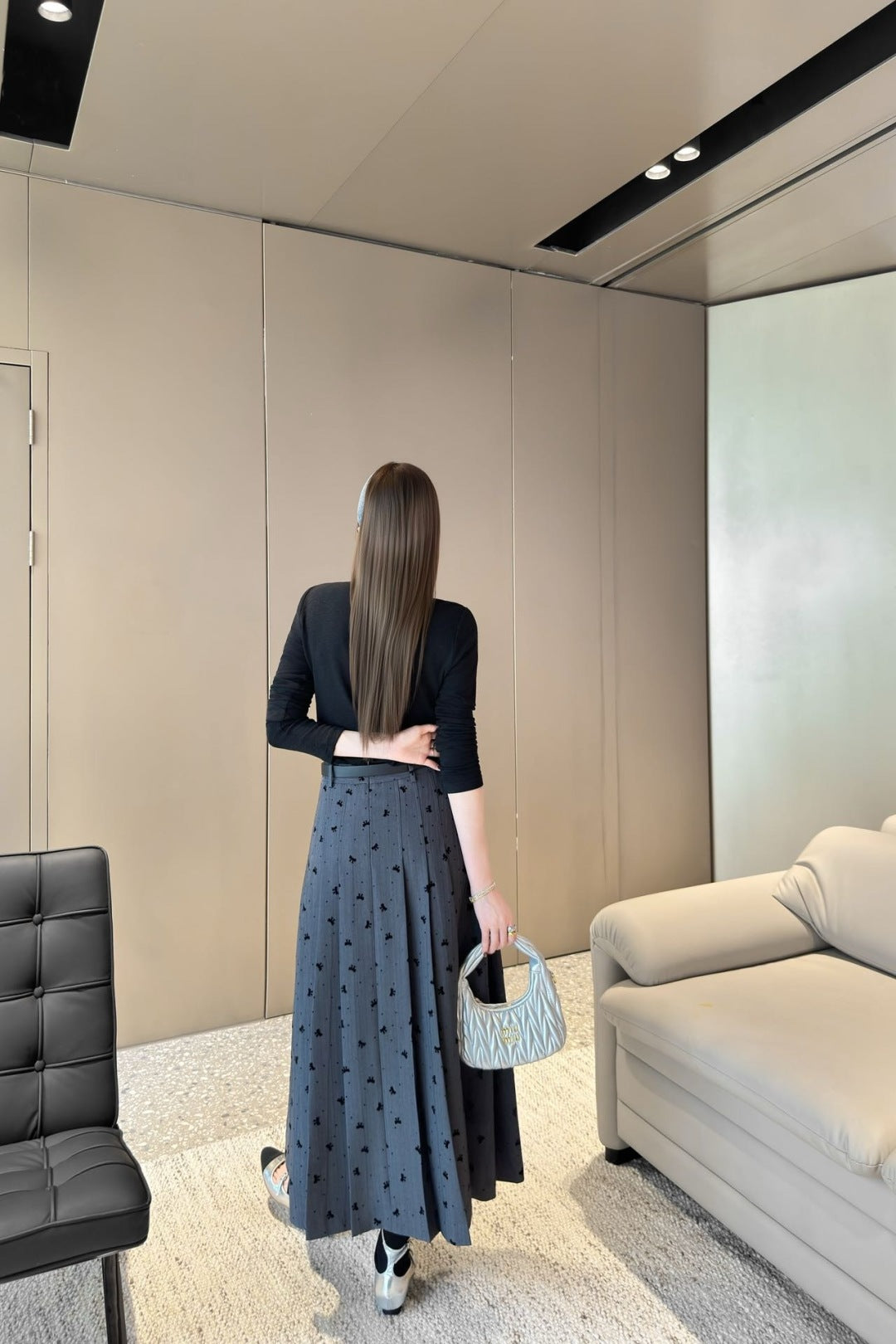 25fw jacquard skirt