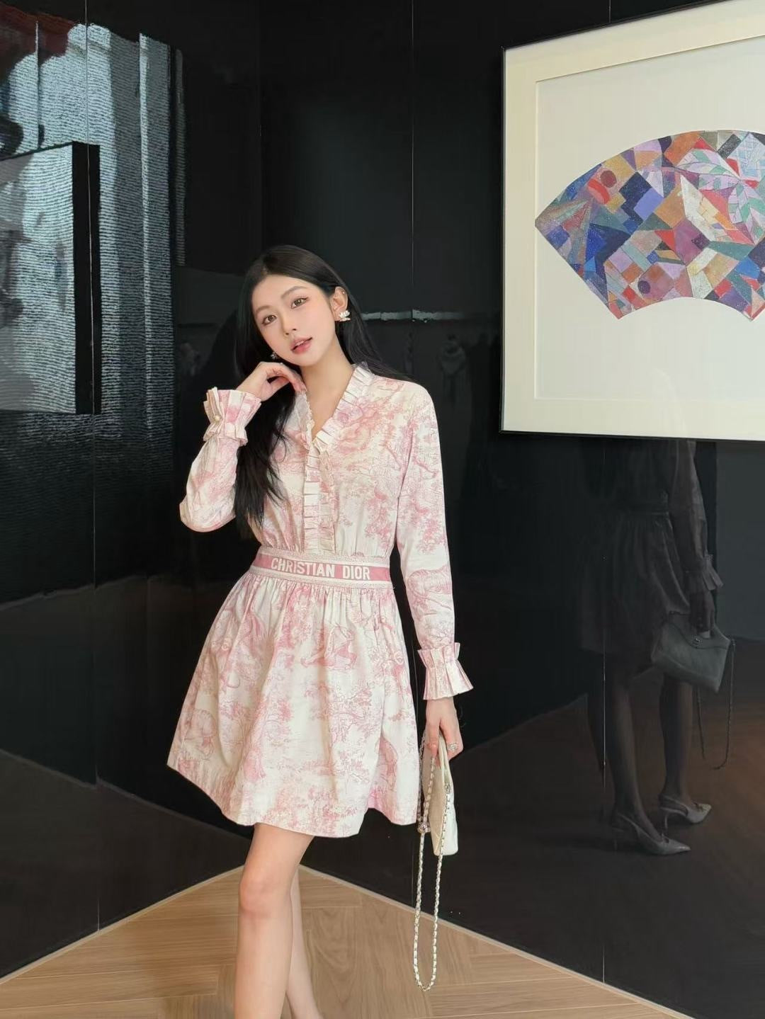 25fw ruffle dress