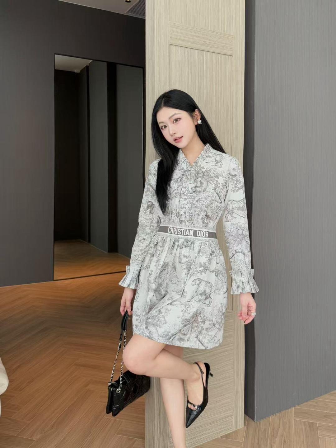 25fw ruffle dress