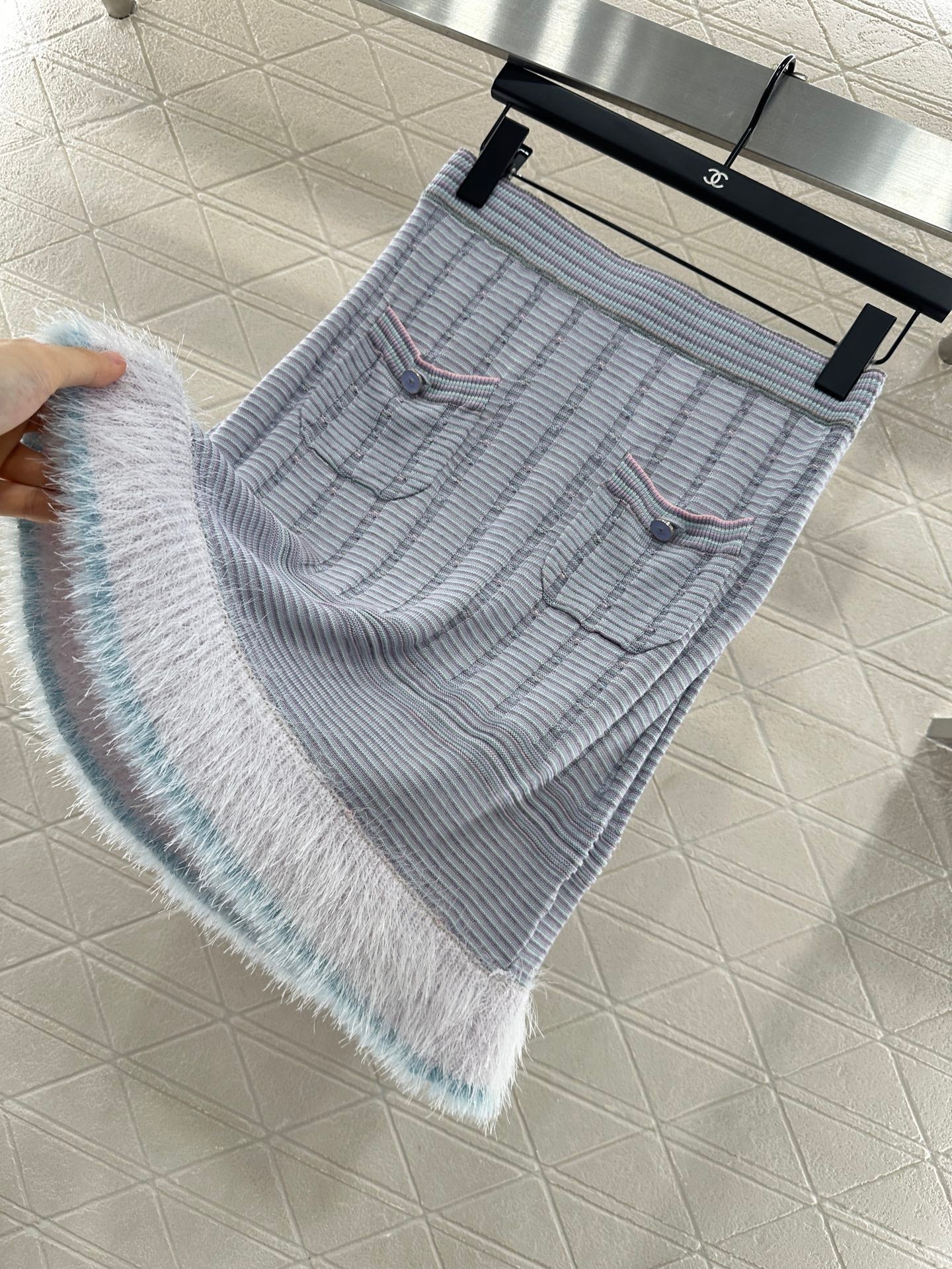 25 New Arrival Knitted Skirt Long-Sleeved Set