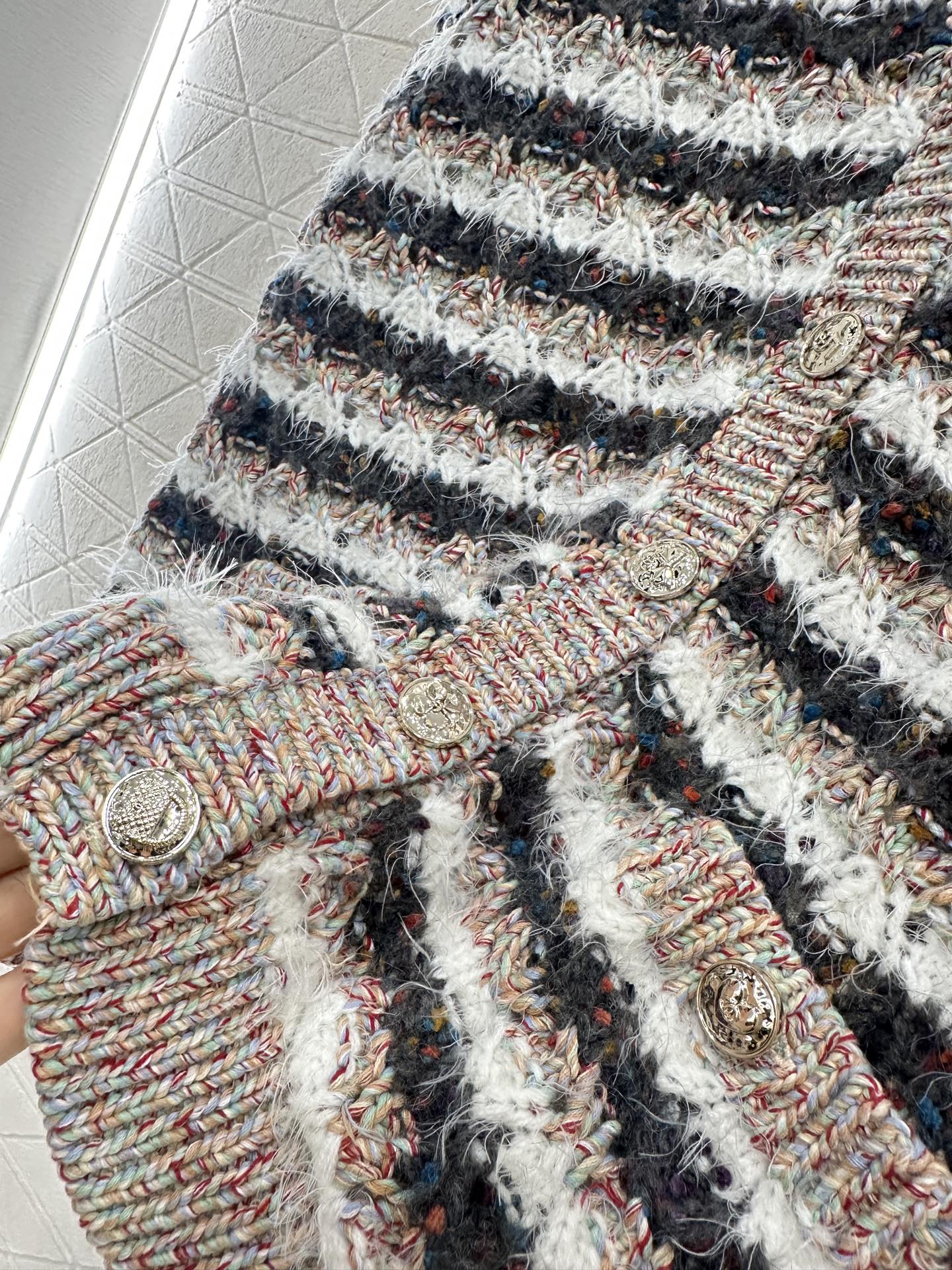 25 New Arrival Knitted Cardigan and Skirt Set