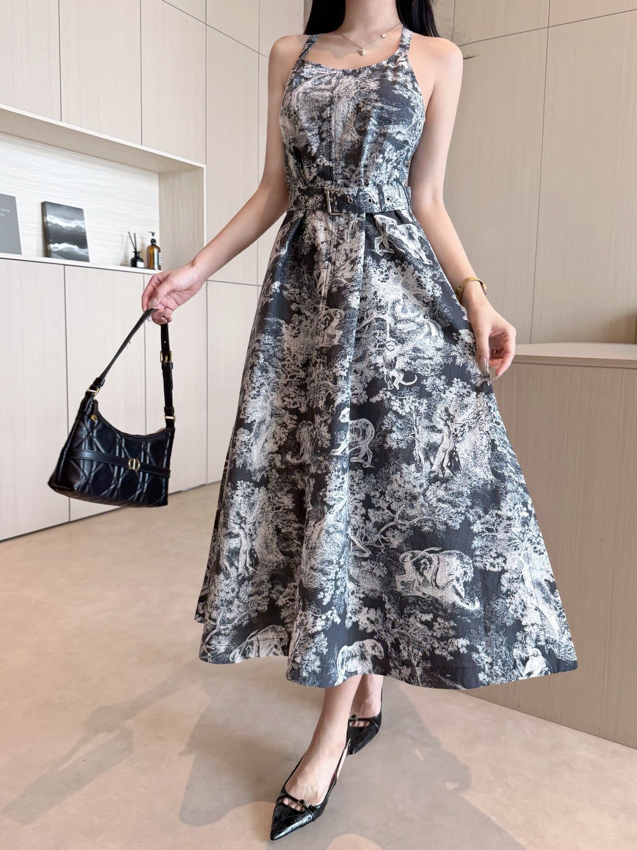 25fw printed dress