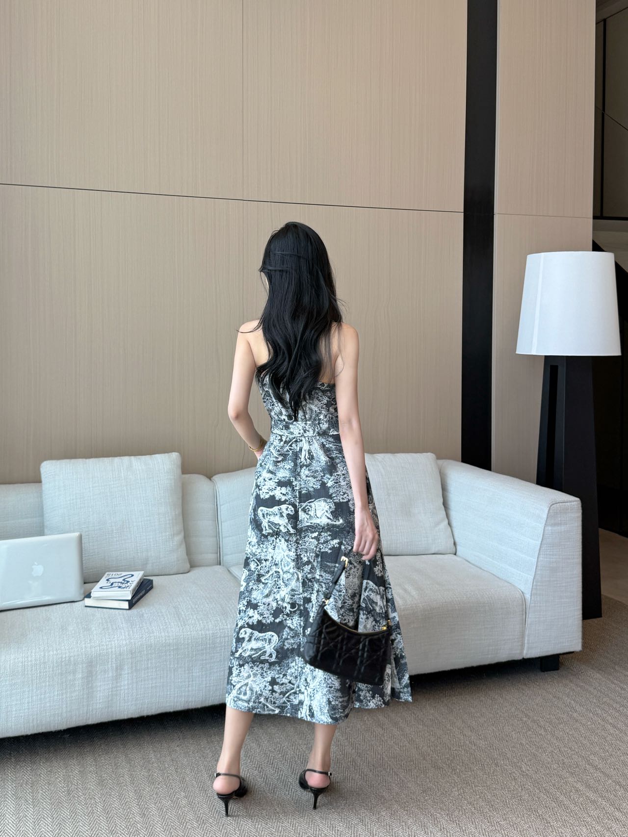 25fw printed dress
