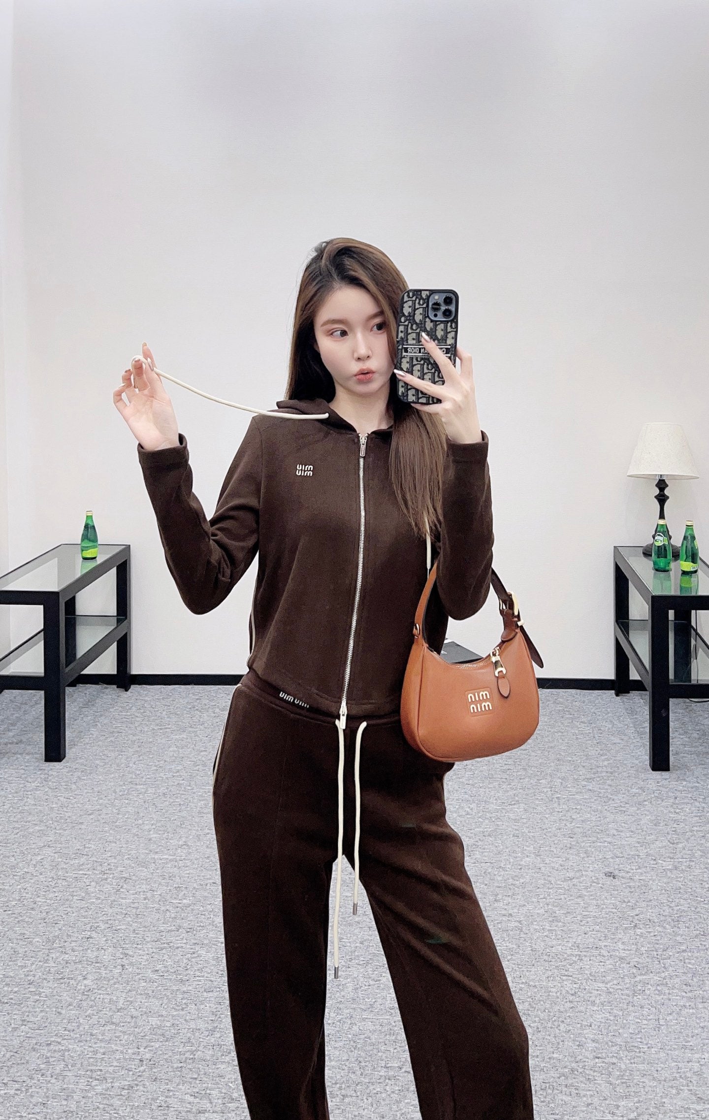 25fw Hooded jacket and trousers set