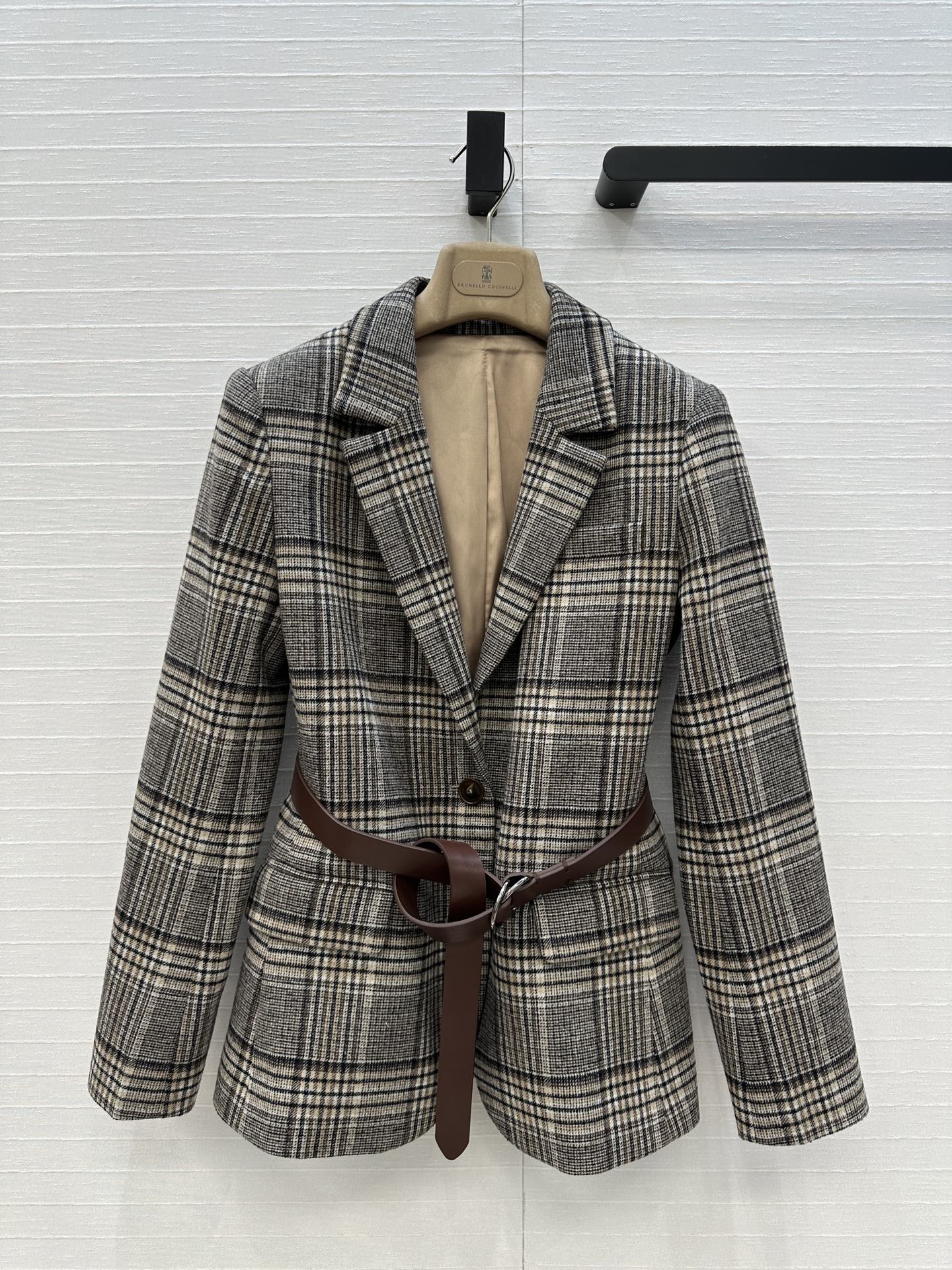 25fw plaid suit