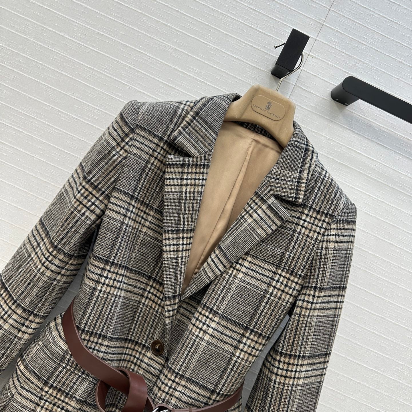 25fw plaid suit