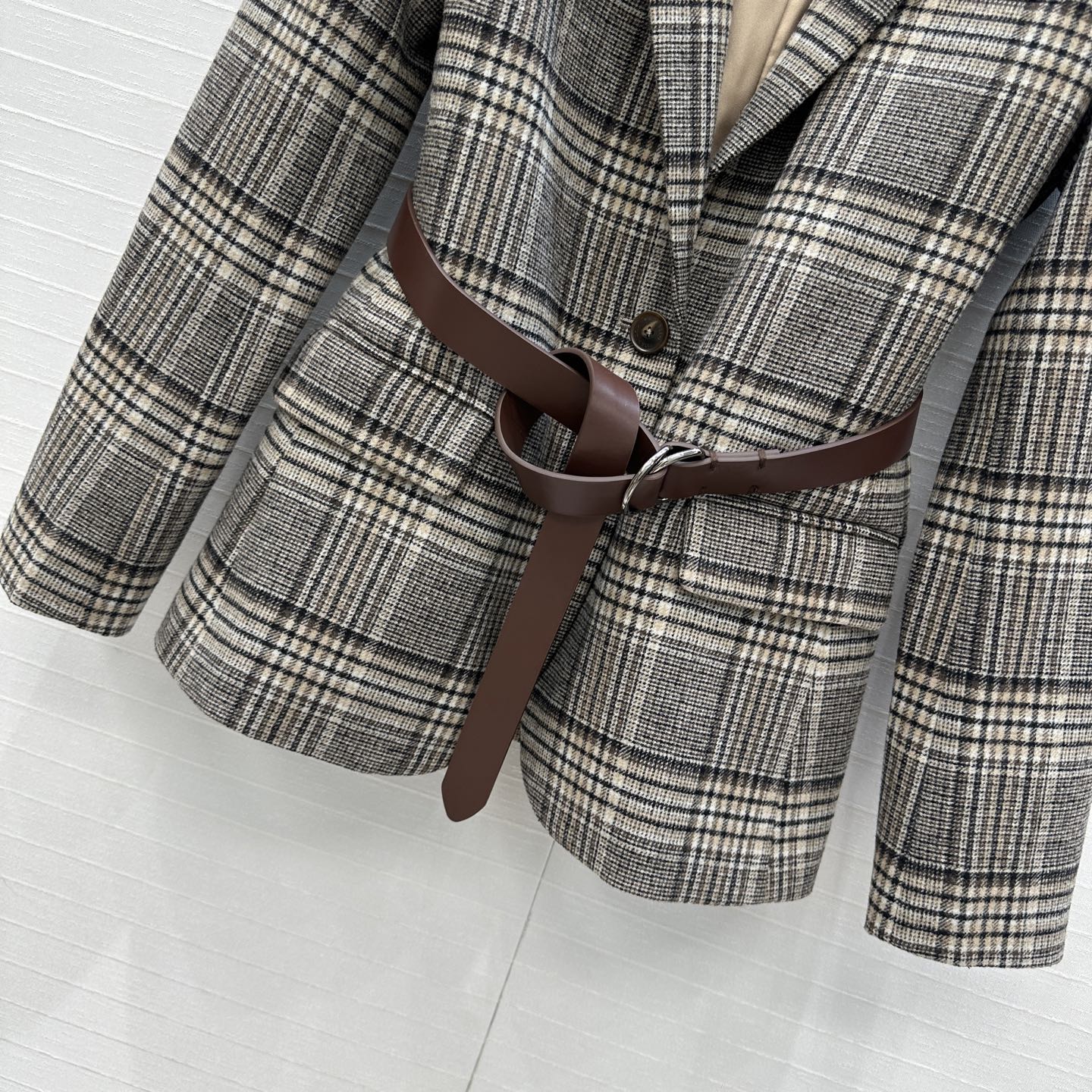 25fw plaid suit