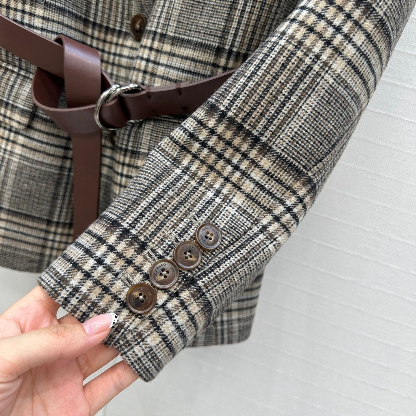 25fw plaid suit