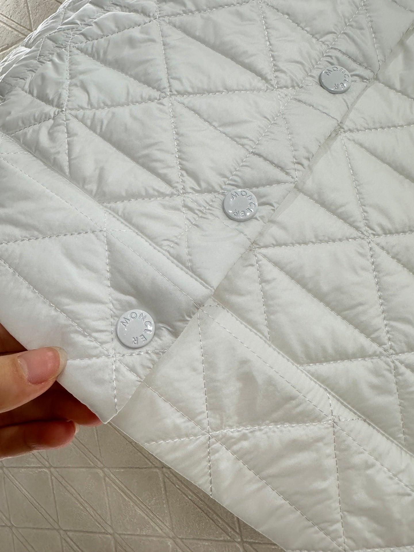 25fw new A-line rattan check cotton vest