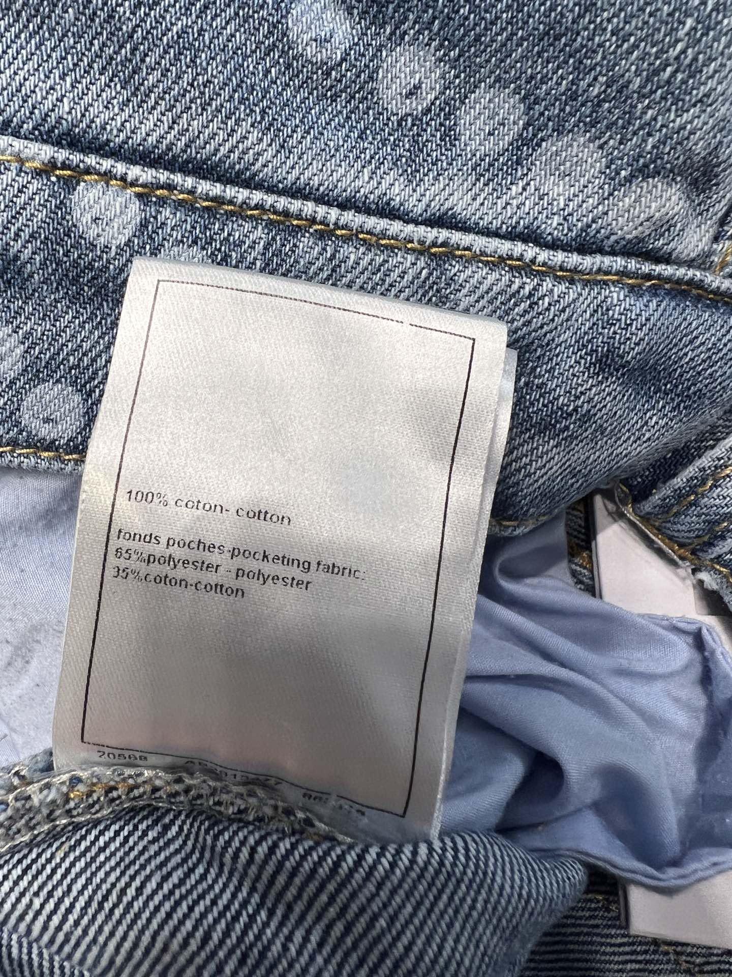 25 new pearl print logo wide-leg jeans