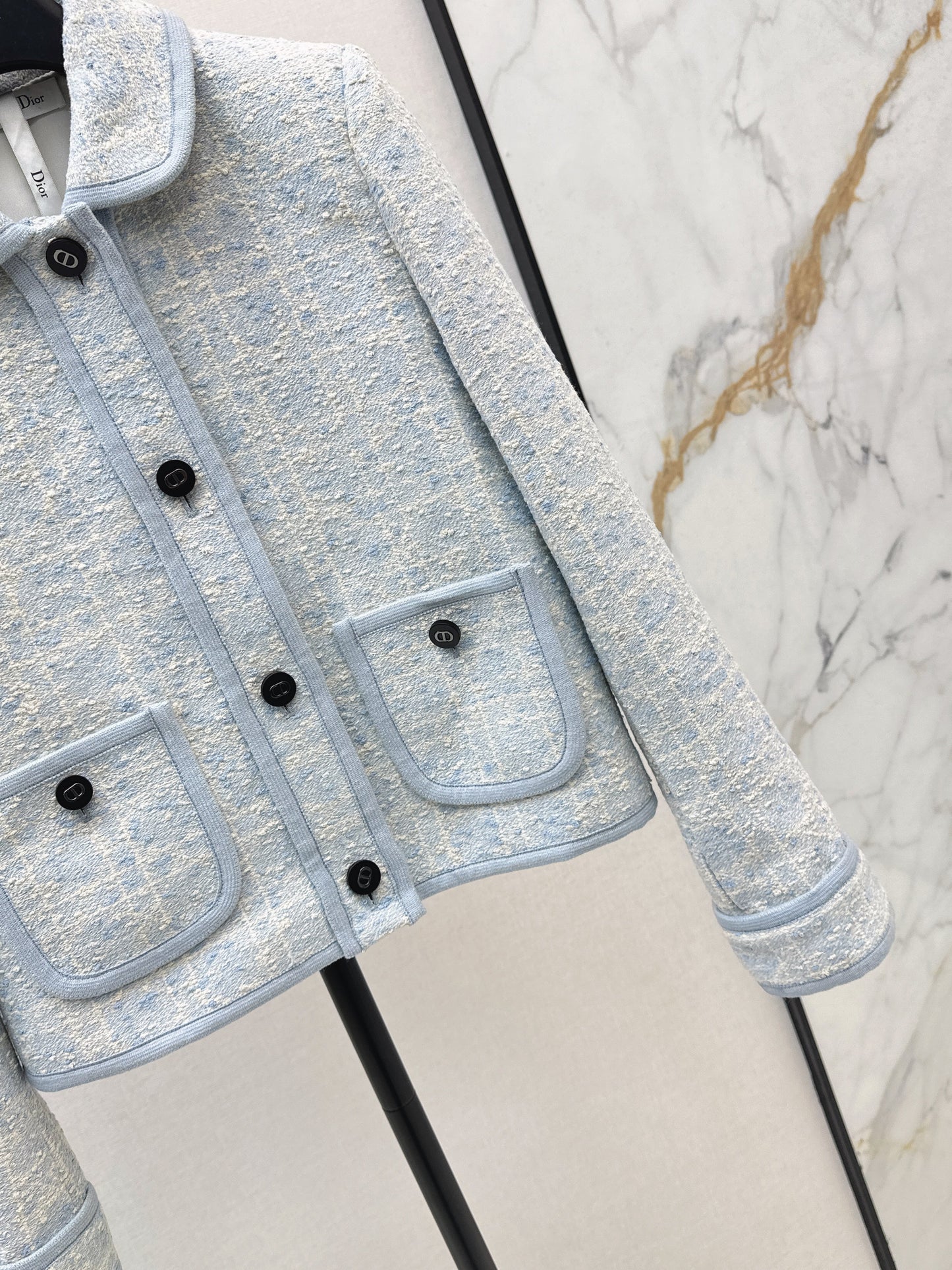 25fw new rattan check lapel jacket