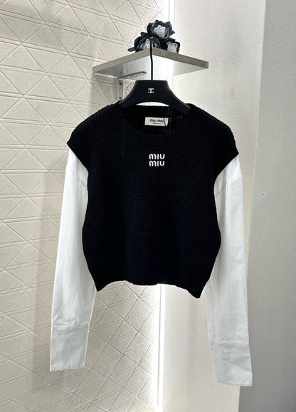 25 New Arrival Knitted long-sleeved top