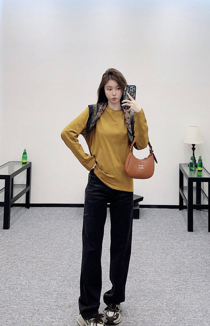 25 New Products Scarf Round Neck Top